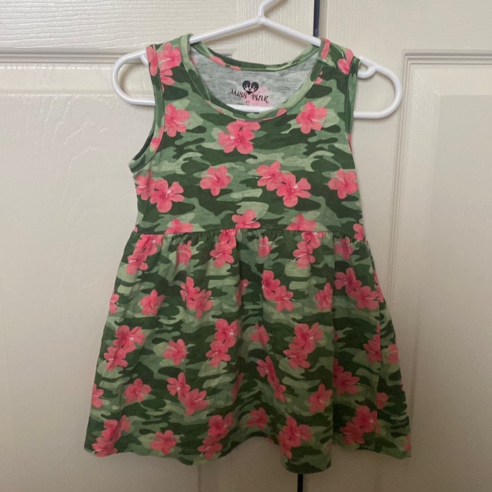 Cute Camo with pink flower dress